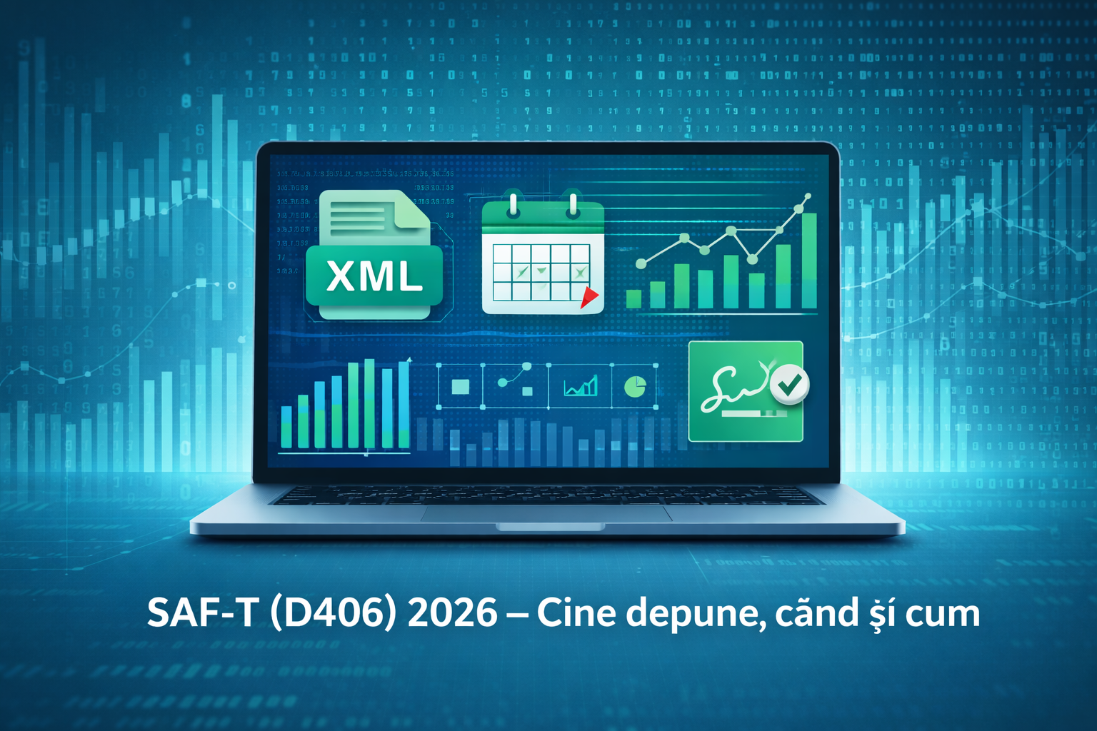 SAF-T (D406): ghid complet 2026 — cine depune, când și cum
